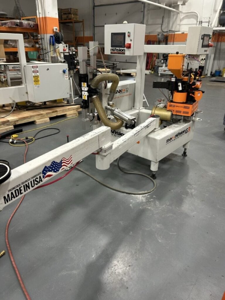 Precision industrial automation equipment for manufacturing processes.