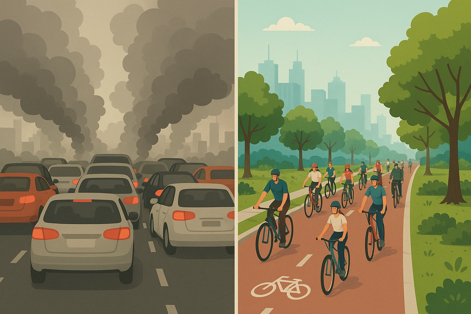 La Bicicleta frente al Cambio Climático: Guía Completa para Reducir Emisiones de CO₂ en 2025
