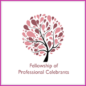 Logo of Fellowship of Professional Celebrants for wedding and event ceremonies.