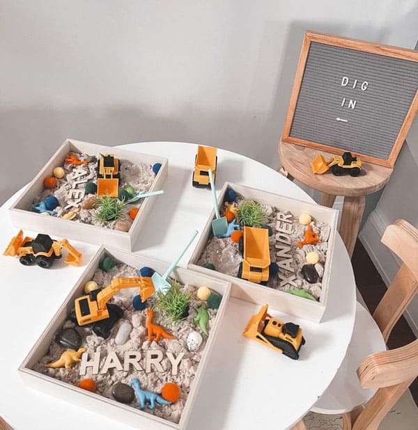 Sensory with Sand