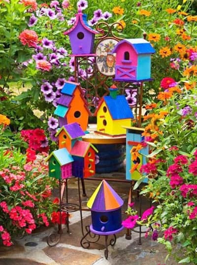 Painted Birdhouses