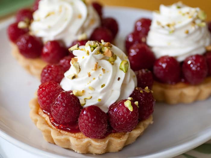 Raspberry Almond Tartlets