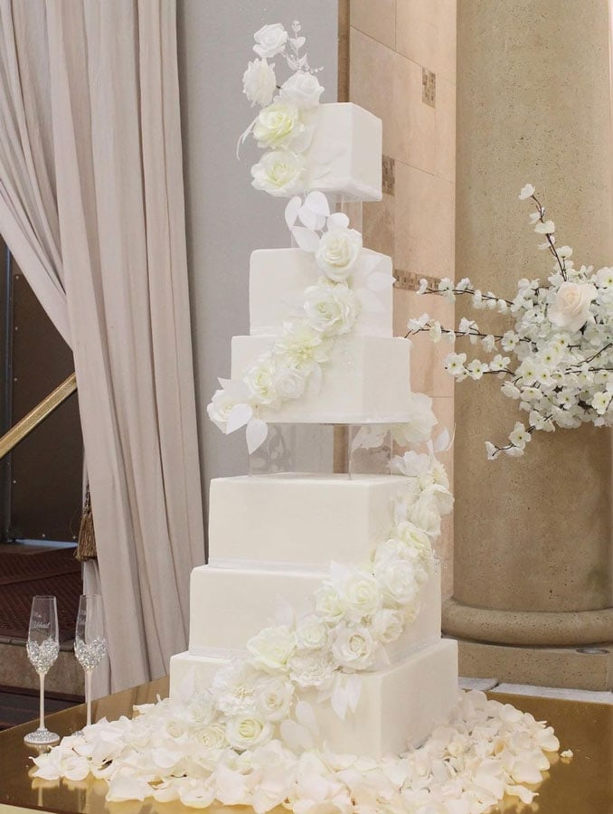 Square Tiered Cake