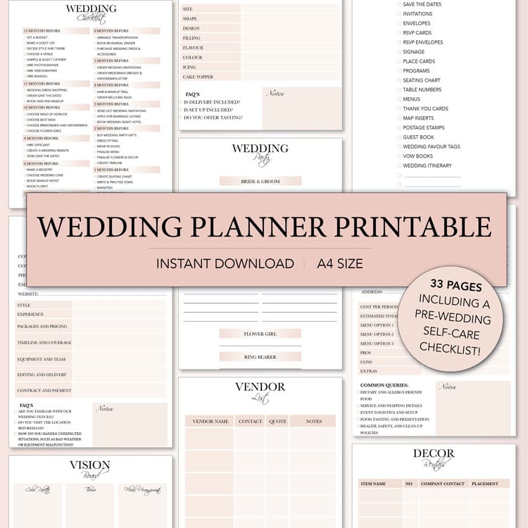Wedding-planner-printable