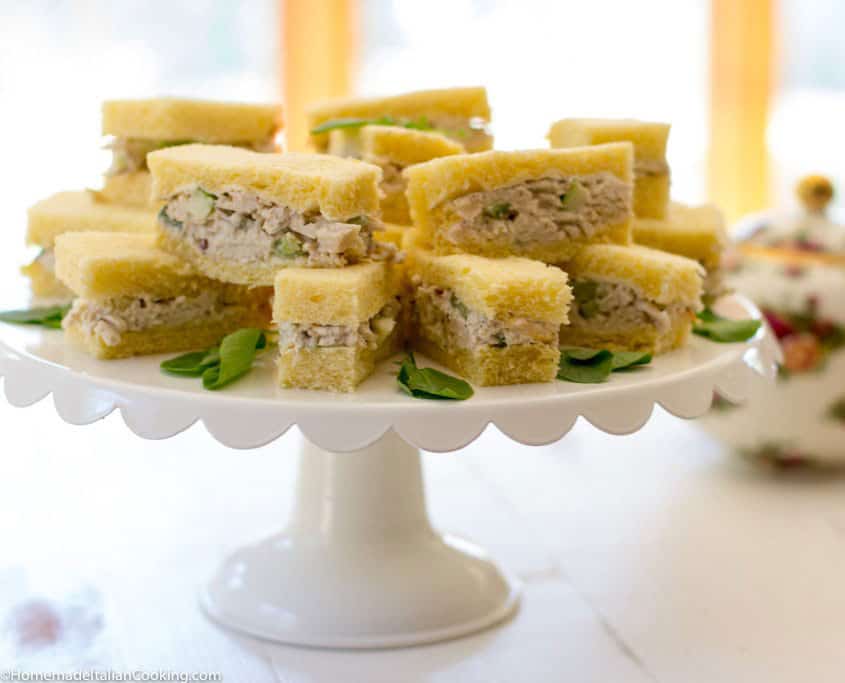 Chicken Salad Finger Sandwiches