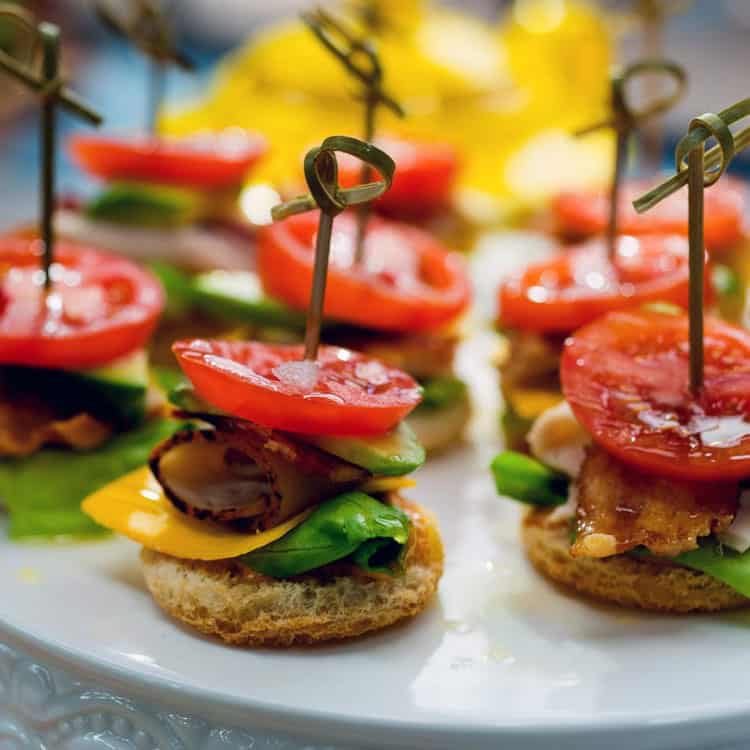 Mini Club Tea Sandwiches