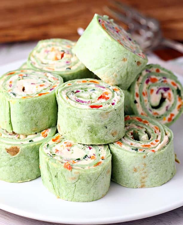 Ranch Veggie Pinwheels