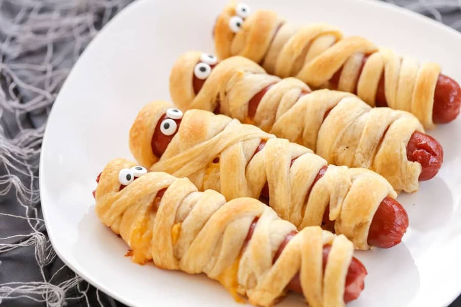 mummy hot dogs