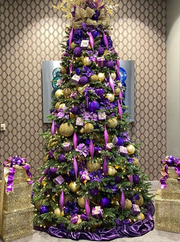 Decked in Purple