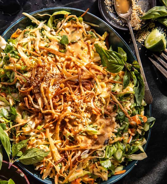 Chopped Thai Crunch Chicken Salad.