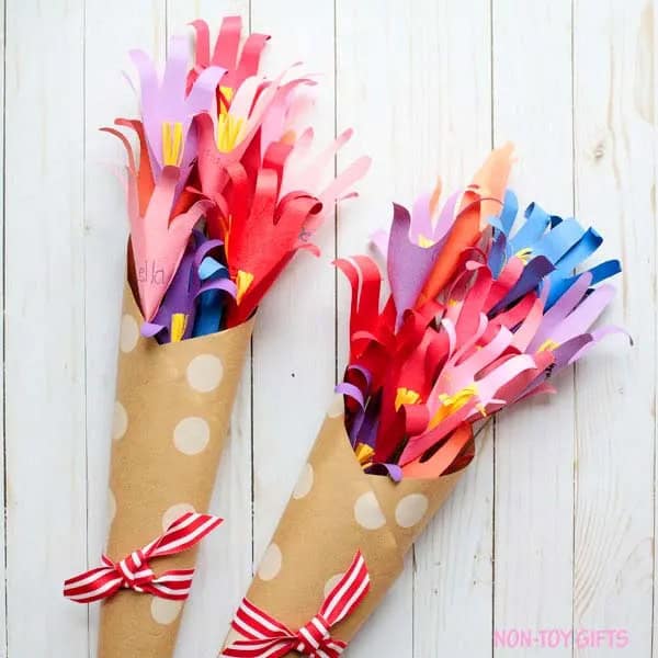 Handprint Flower Bouquet