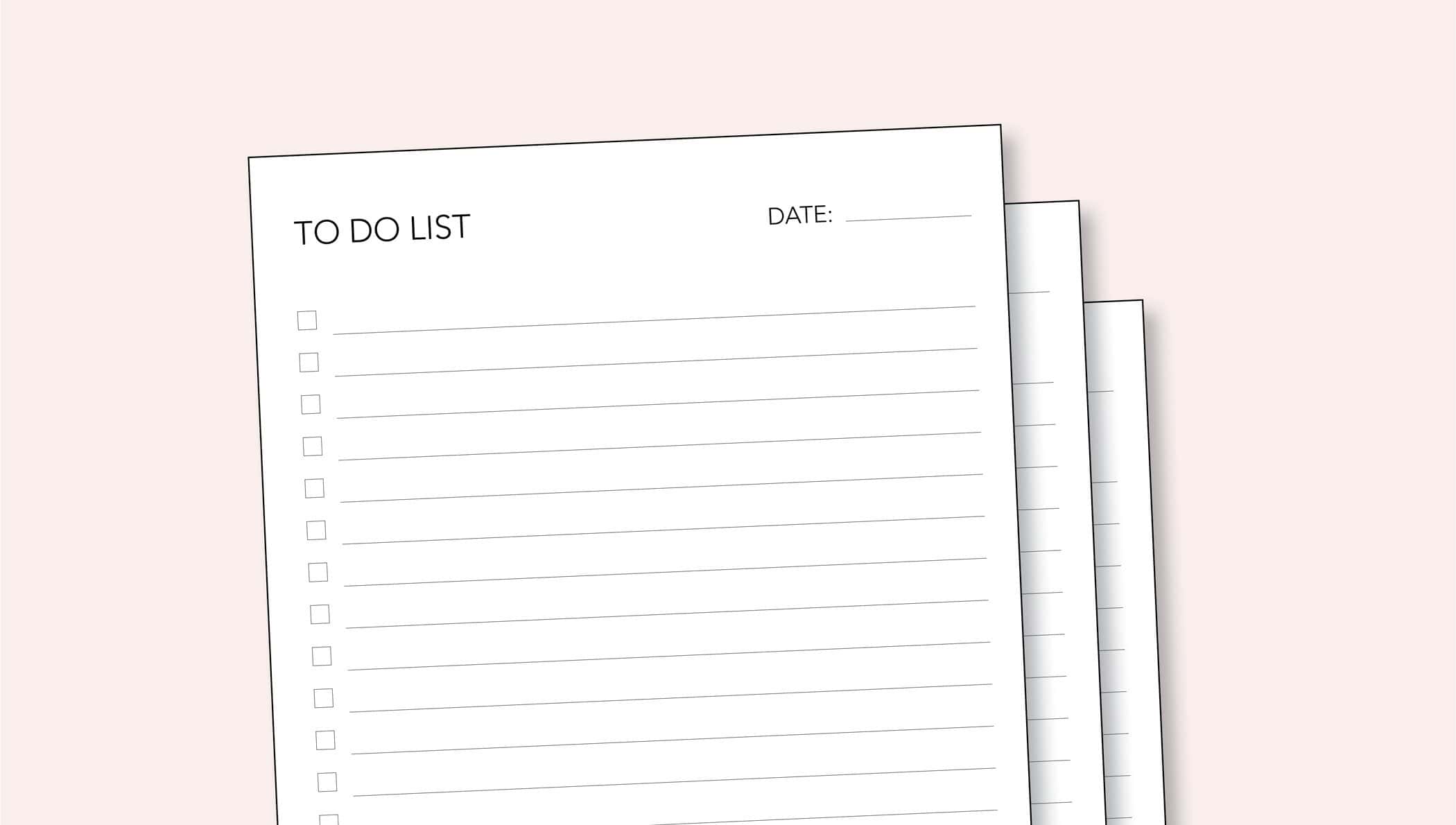 Free To Do List For Easy Planning