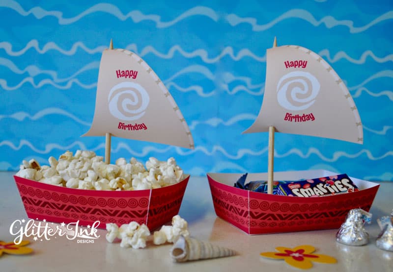 Moana Sailboat Printables