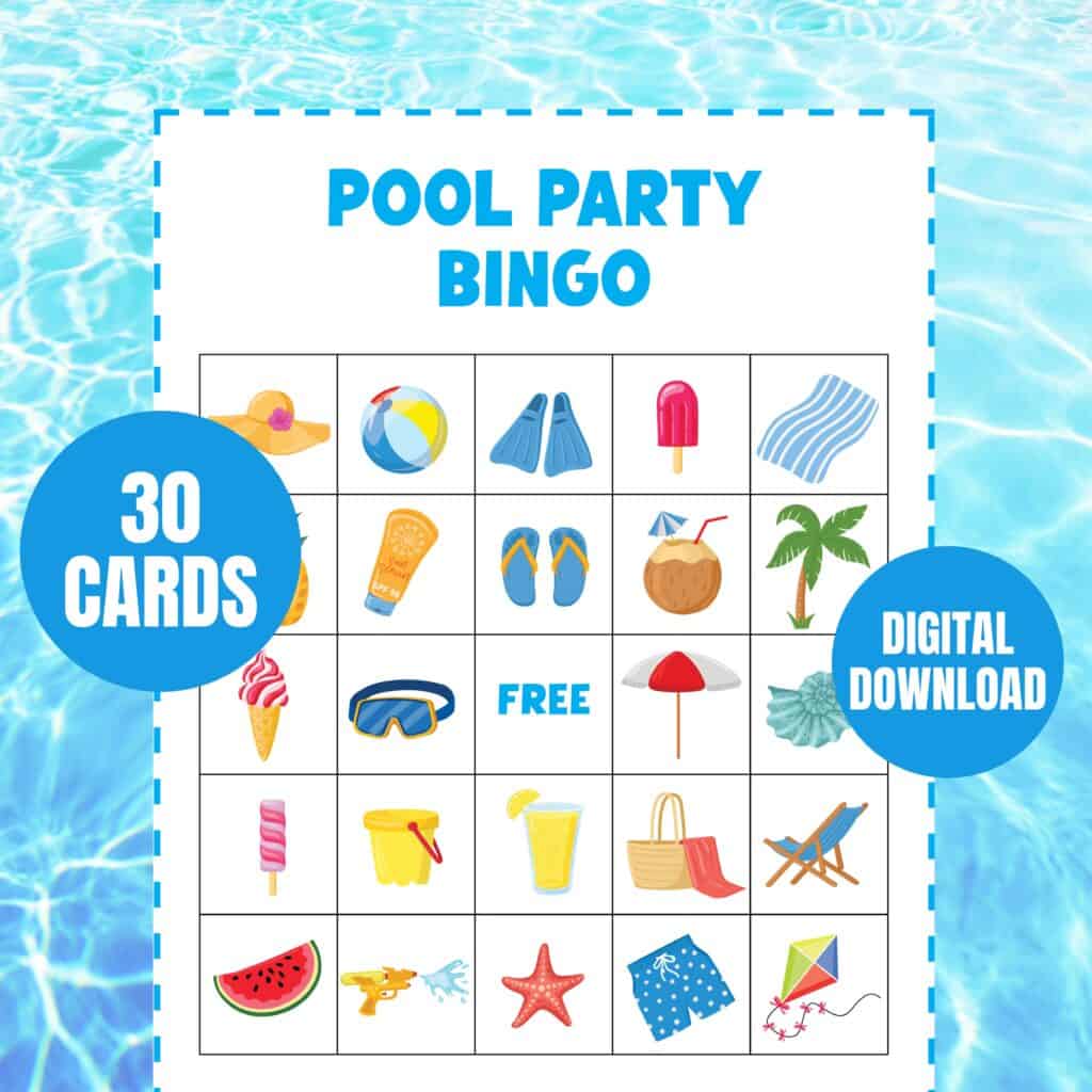 Pool Party Bingo