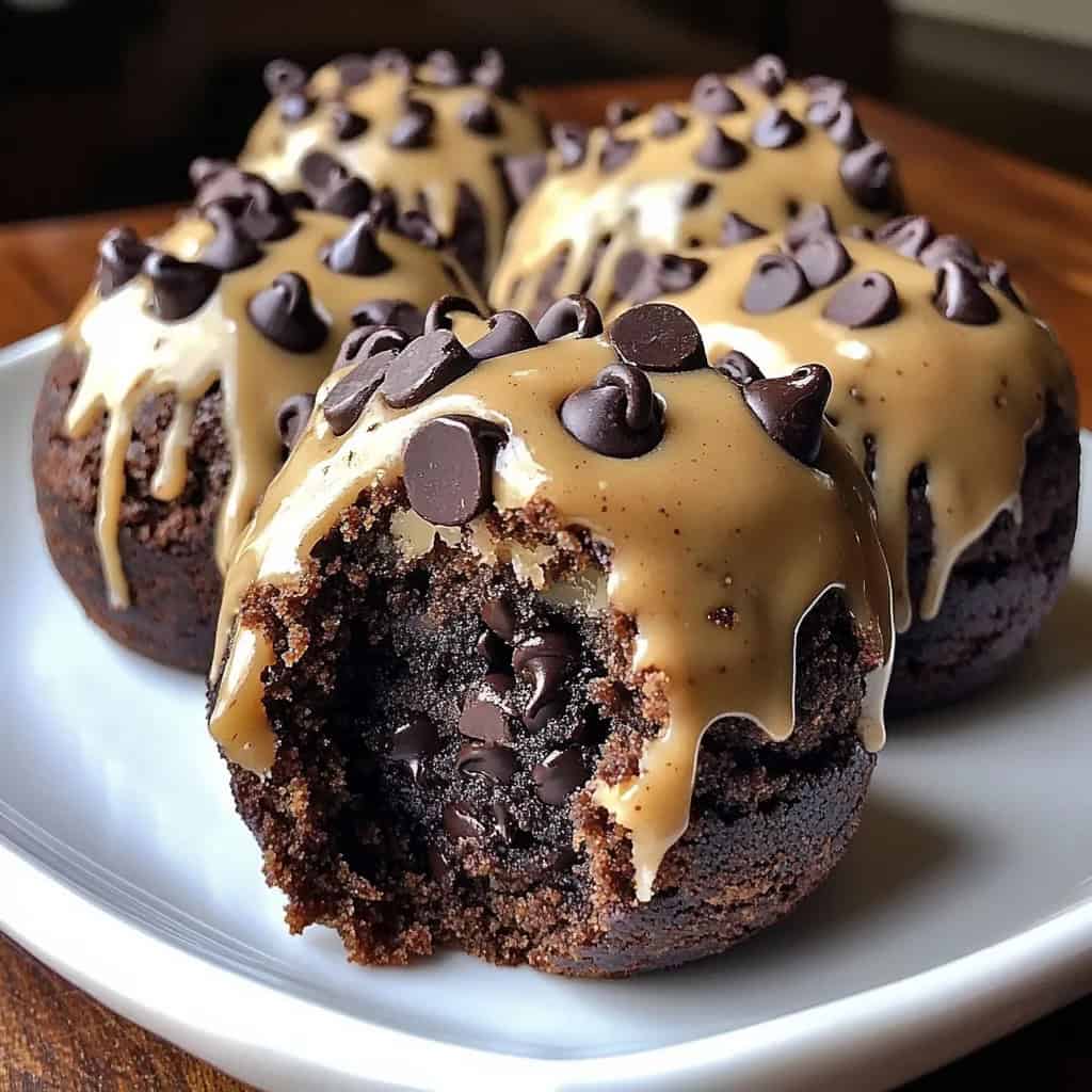 Chocolate Chip Cookie Dough Brownie Bombs