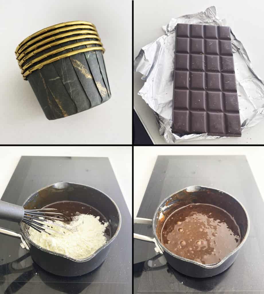 Making the cakes