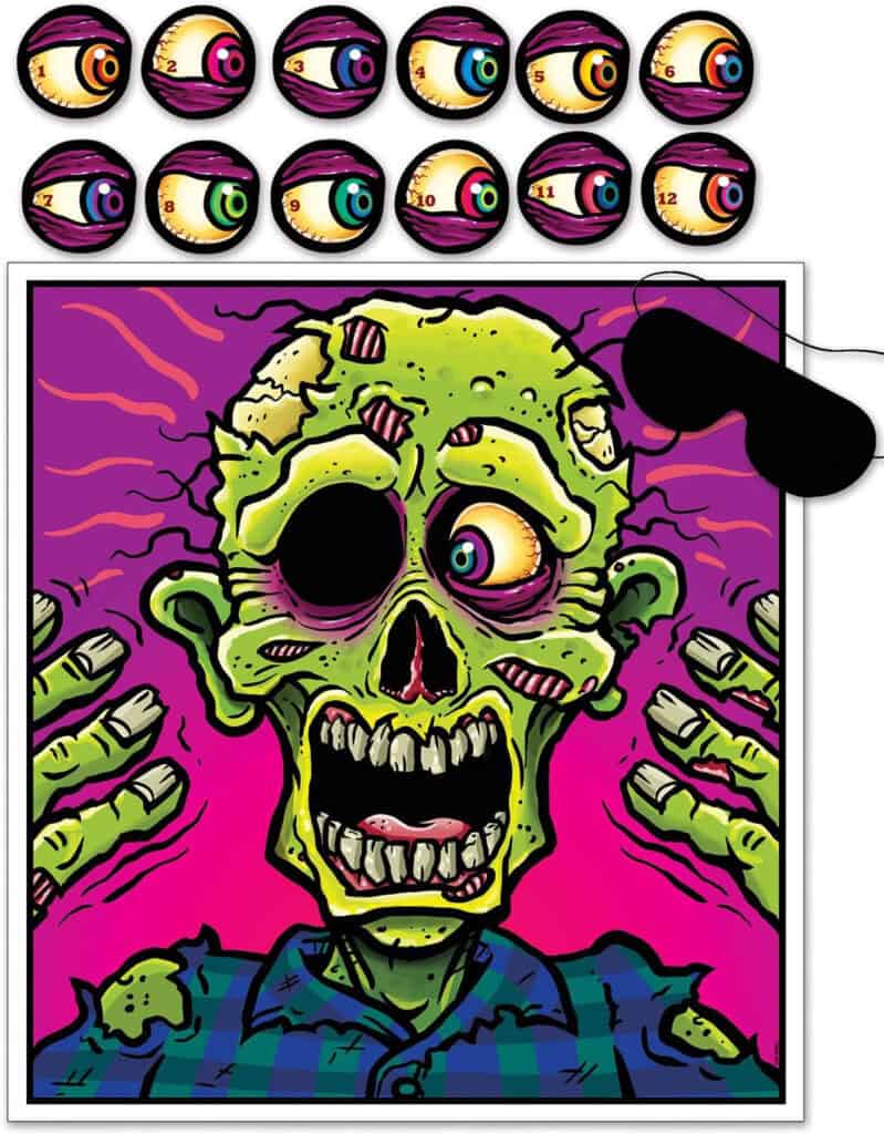 Pin The Eye On The Zombie