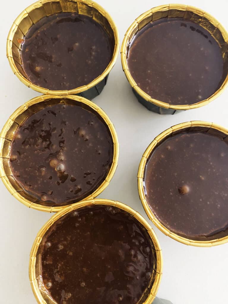 Raw Cakes before baking