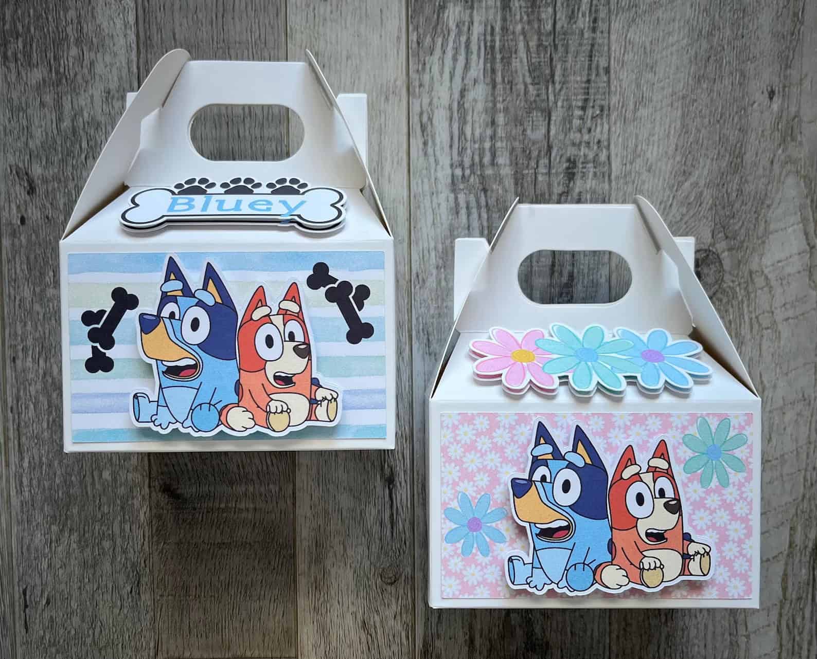 Bluey Party Favor Boxes