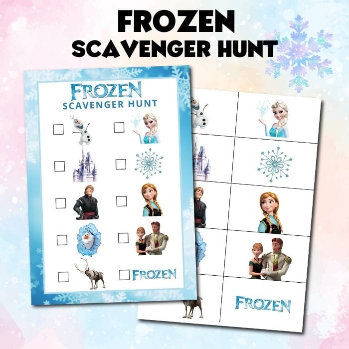 Frozen scavenger hunt