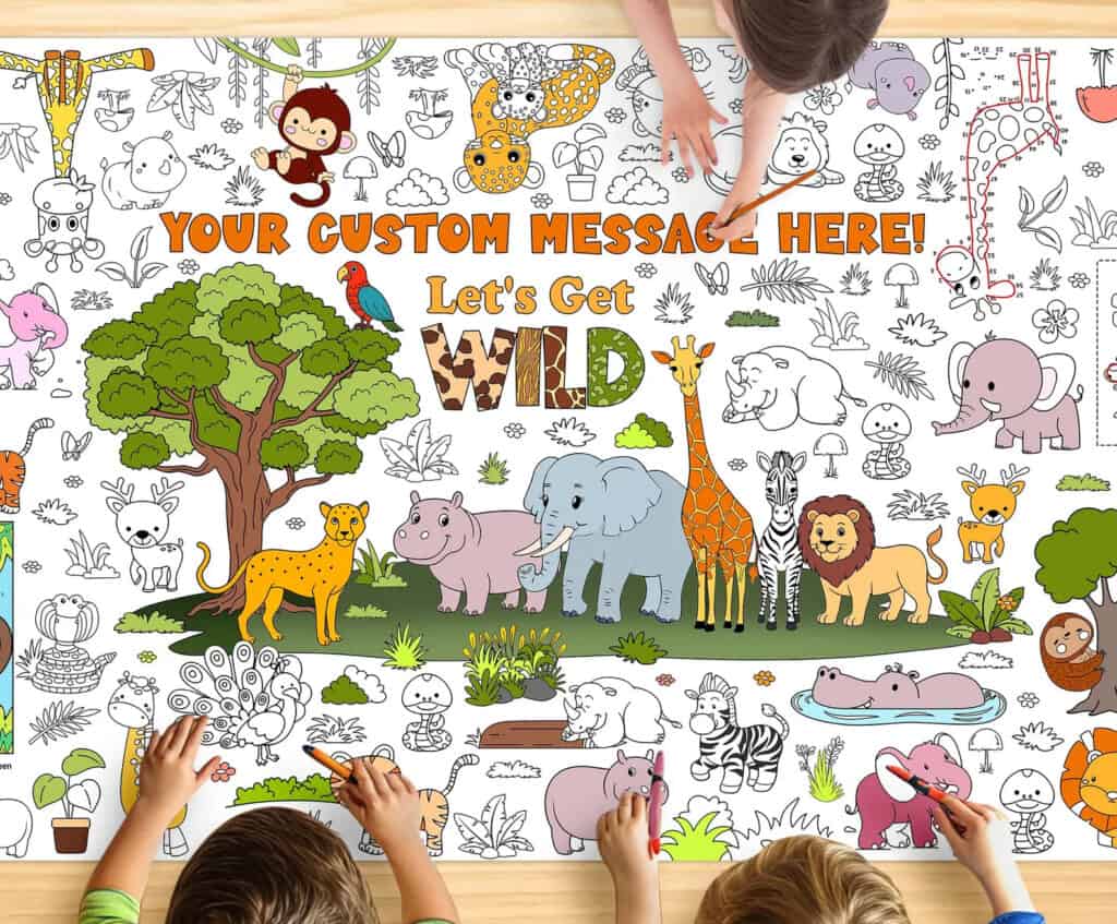 Jungle Poster For Safari Birthday