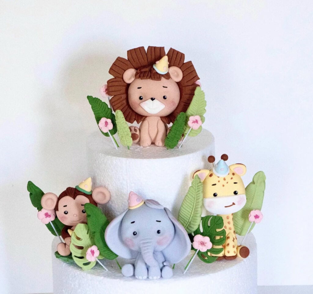 Safari Animal Cake Topper