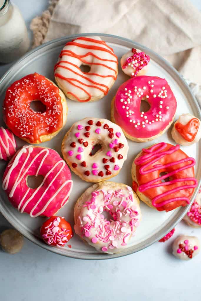Valentine’s Day Air Fryer Biscuit Donuts