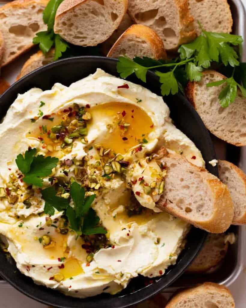 Whipped feta dip