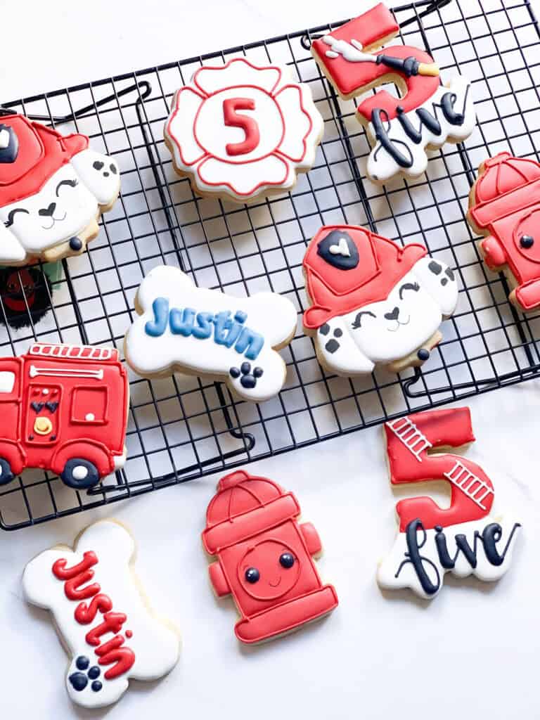 Firetruck Paw Patrol Cookies