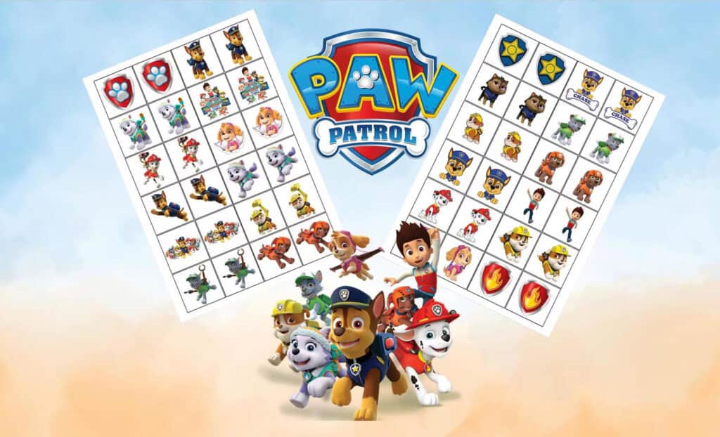 Paw patrol Memory Game