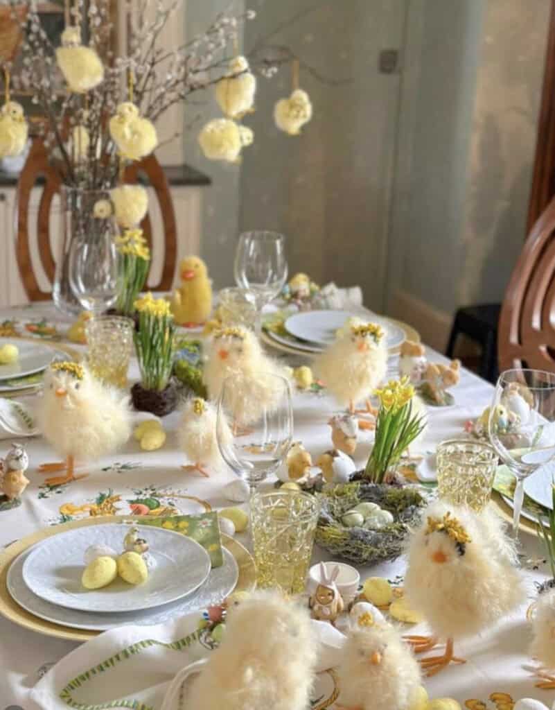 Chicks Tablescape