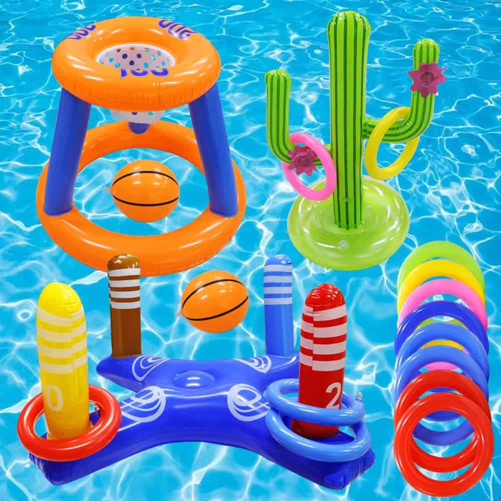 Basketball Hoop & Ring Toss Inflatables