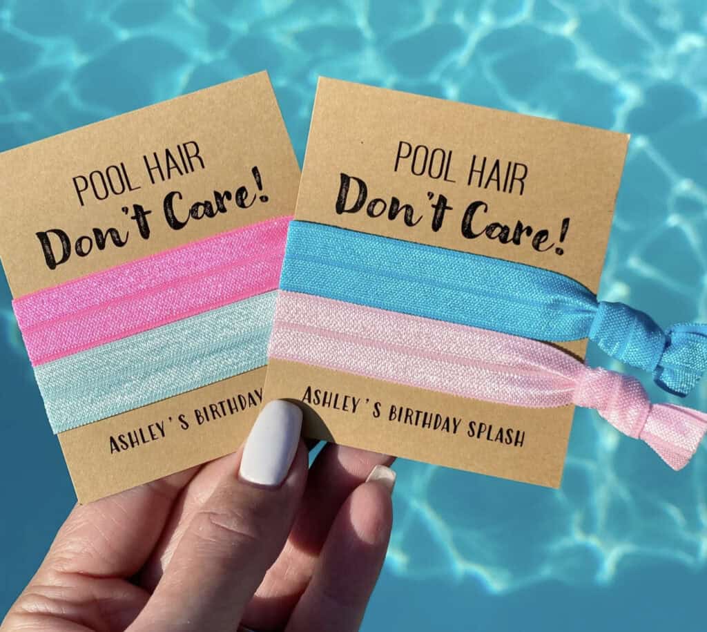Pool Party Hair.