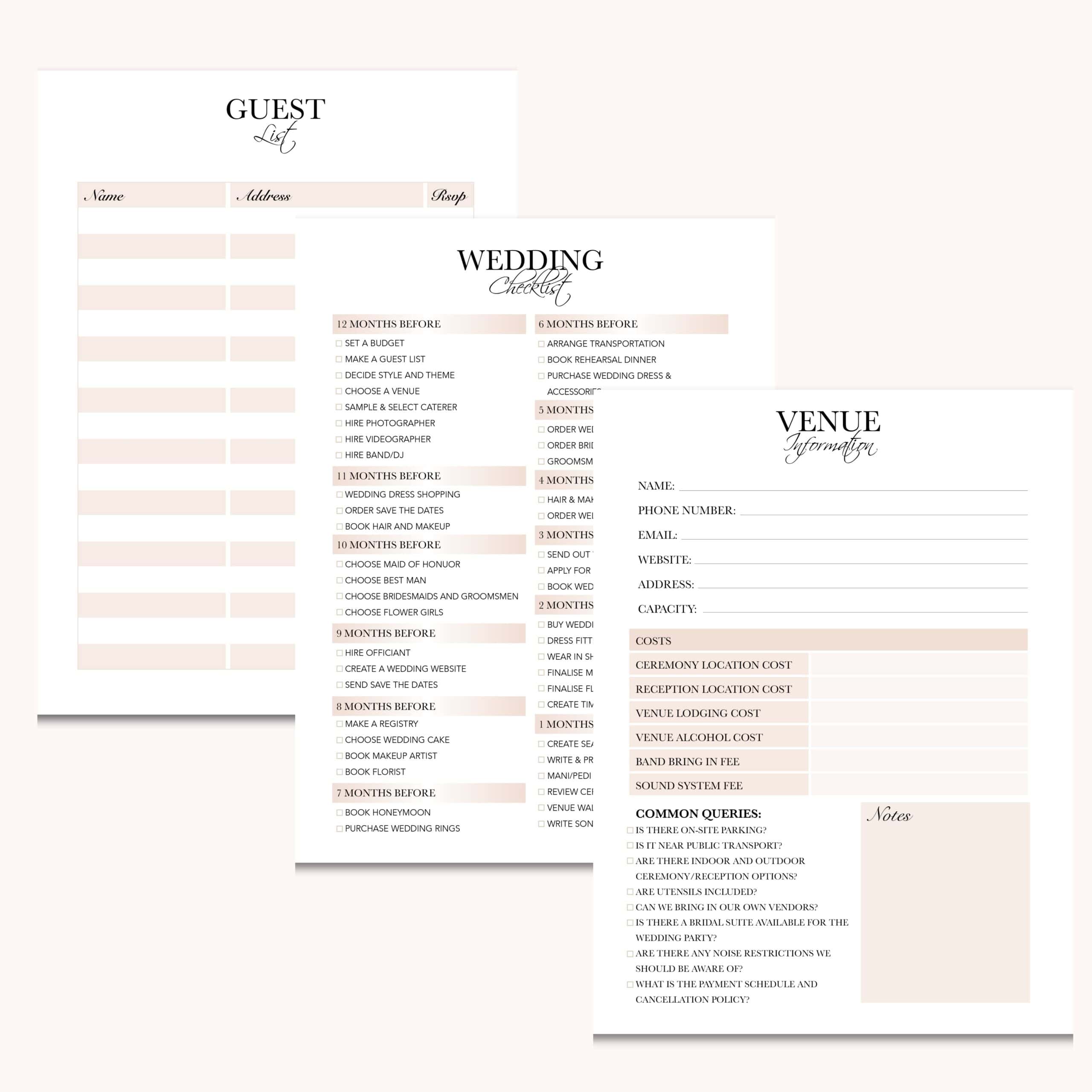 Free Wedding Planning Starter Kit