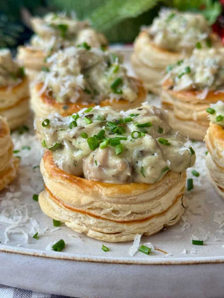 Chicken & Mushroom Vol Au Vents