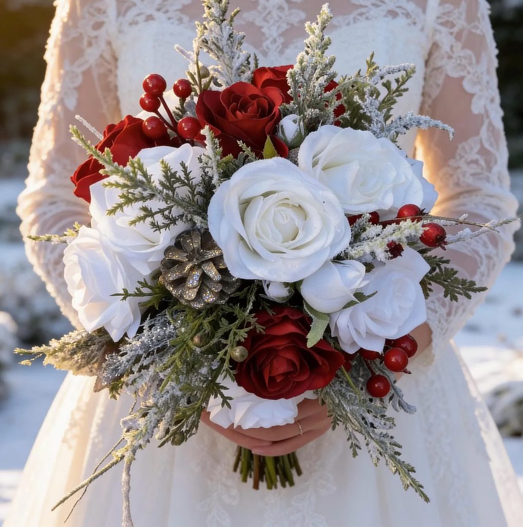 Christmas Bridal Bouquet