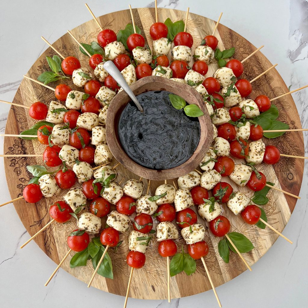 Festive Caprese Skewers