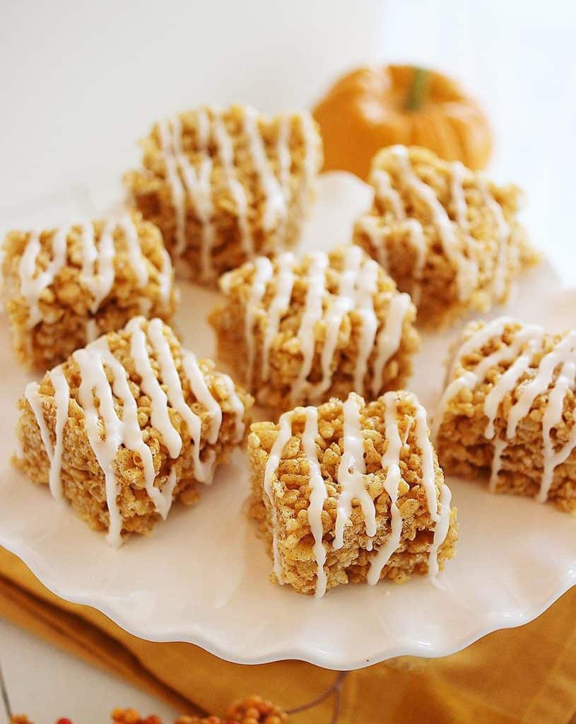 Pumpkin Spice Rice Krispie Treats