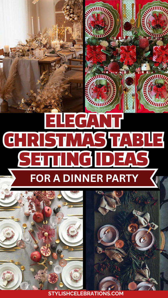 Christmas Table Settings