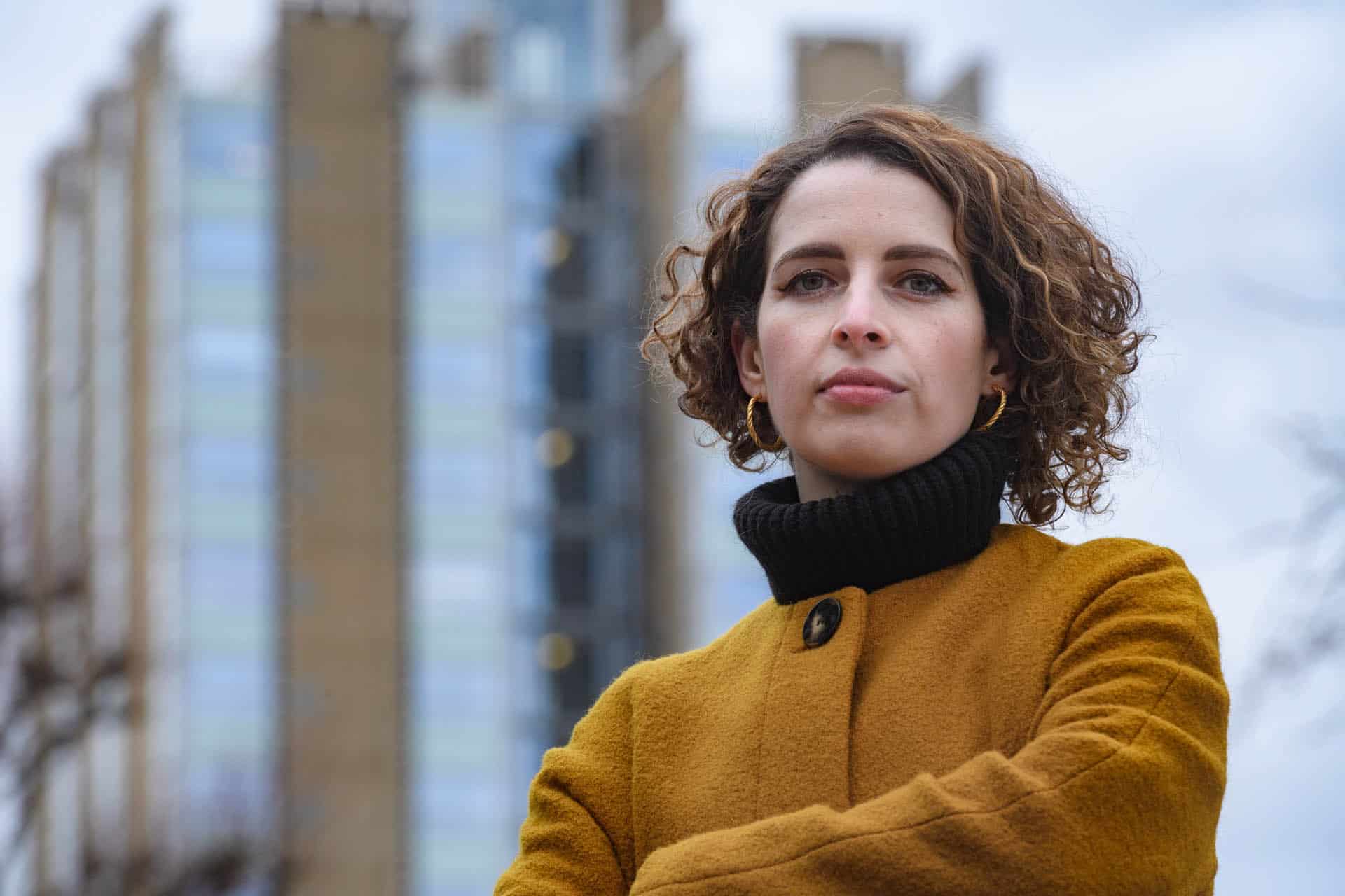Publicity photos Luisa Porritt Lib Dem mayoral candidate headshots portraits