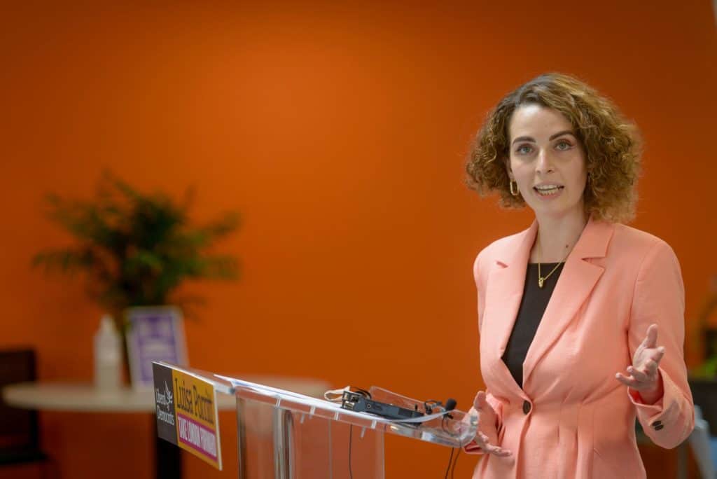 London Lib Dems manifesto launch Luisa 210415 121653 (1)a