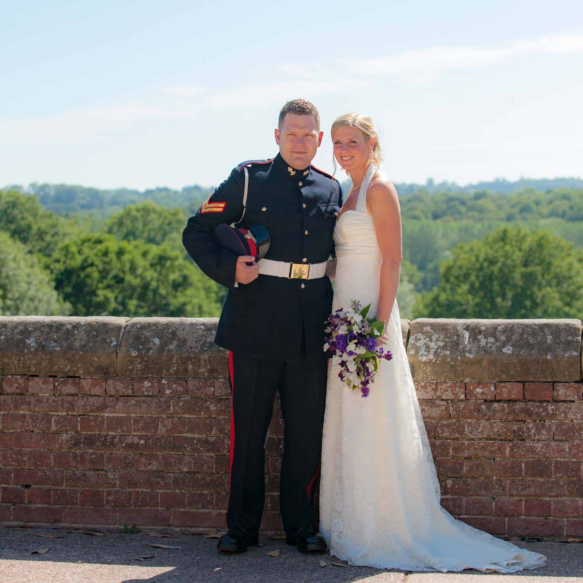 Brad and Fiona Ardingly College wedding photographer