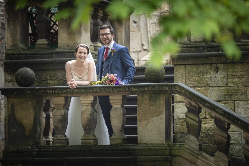 Grace and Andrew York Kings Manor wedding photographer