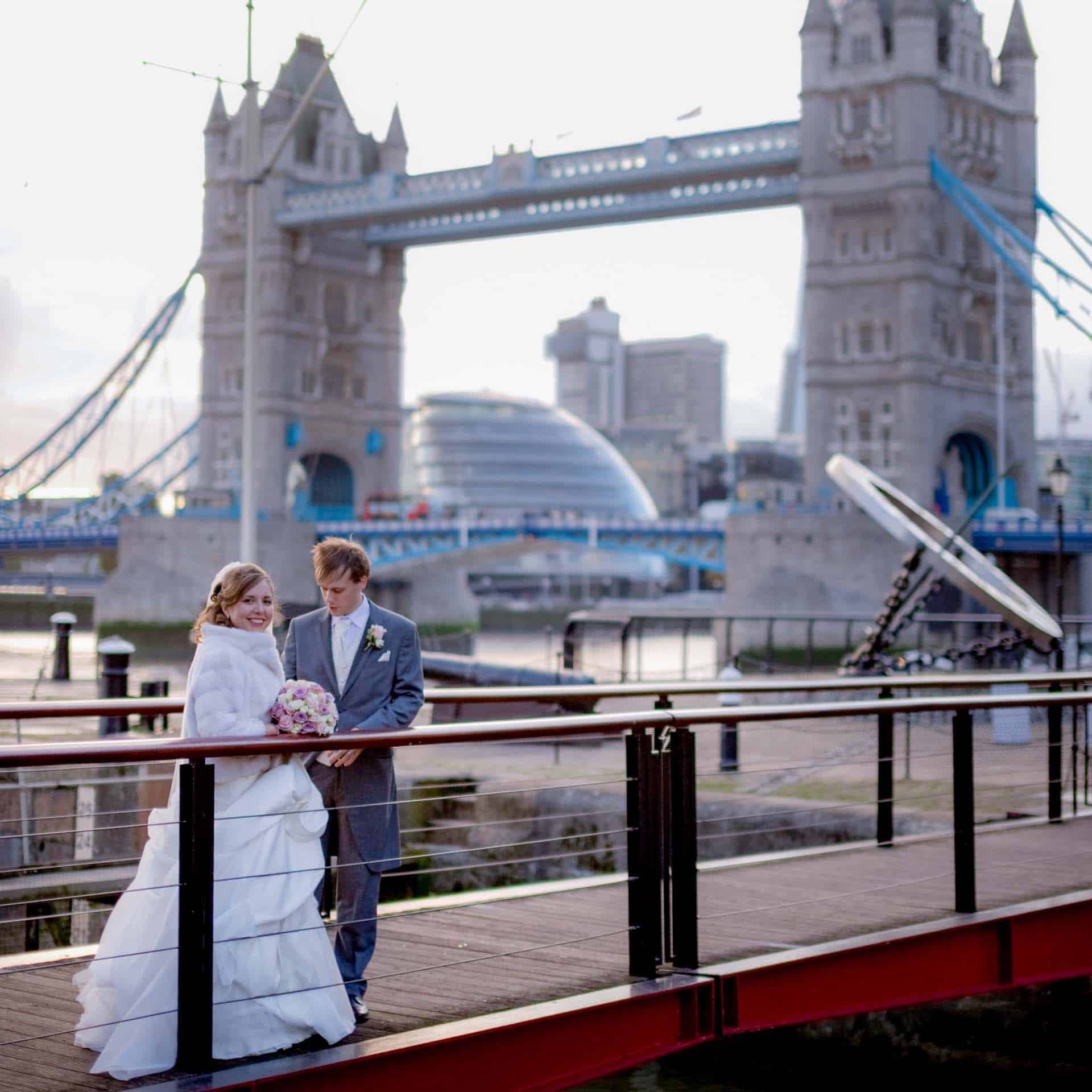St Pauls church Shadwell and then at the Dickens Inn London wedding photographer