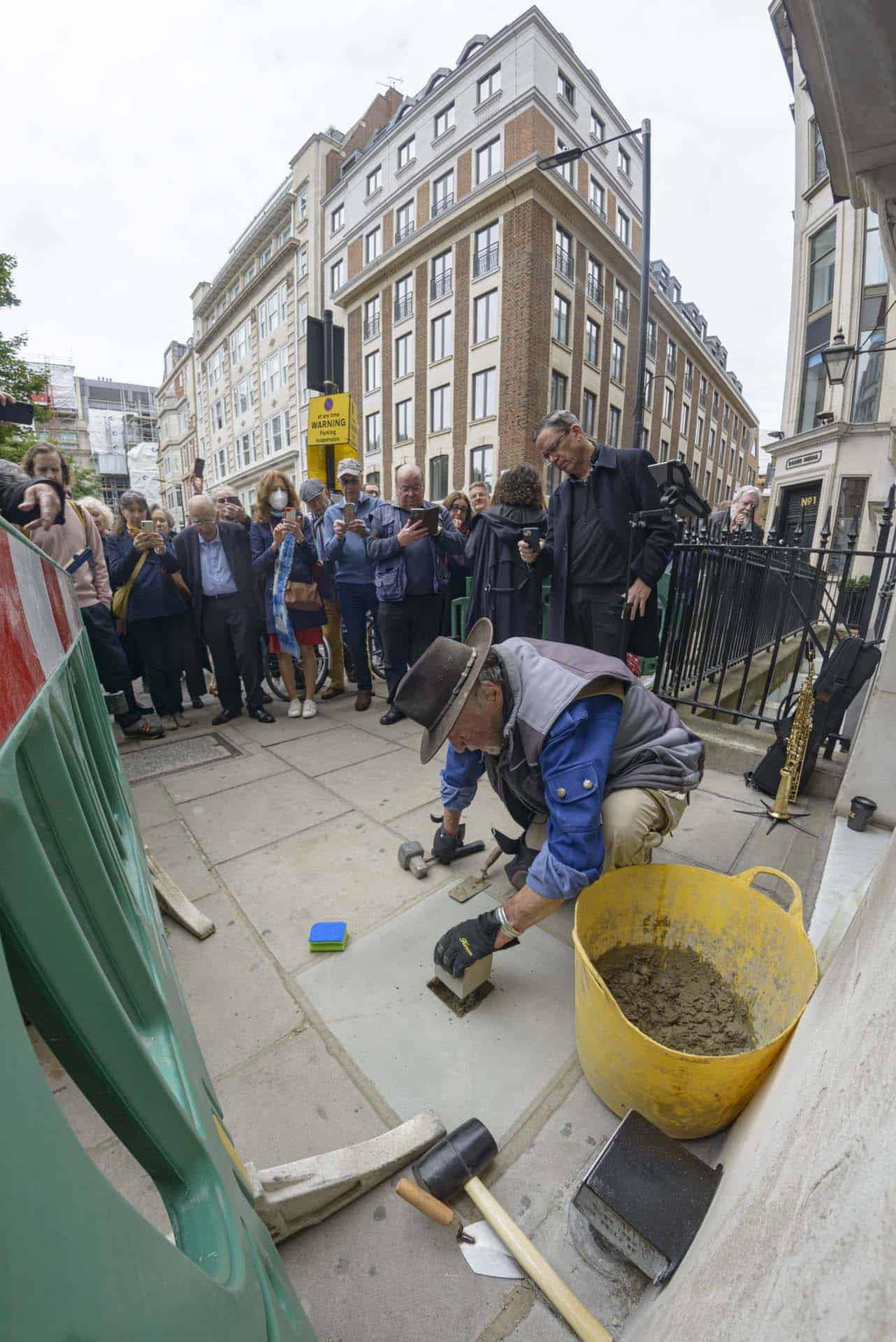 Stolperstein Ada van Dantzig Soho London 30 May 22 105943-2 a