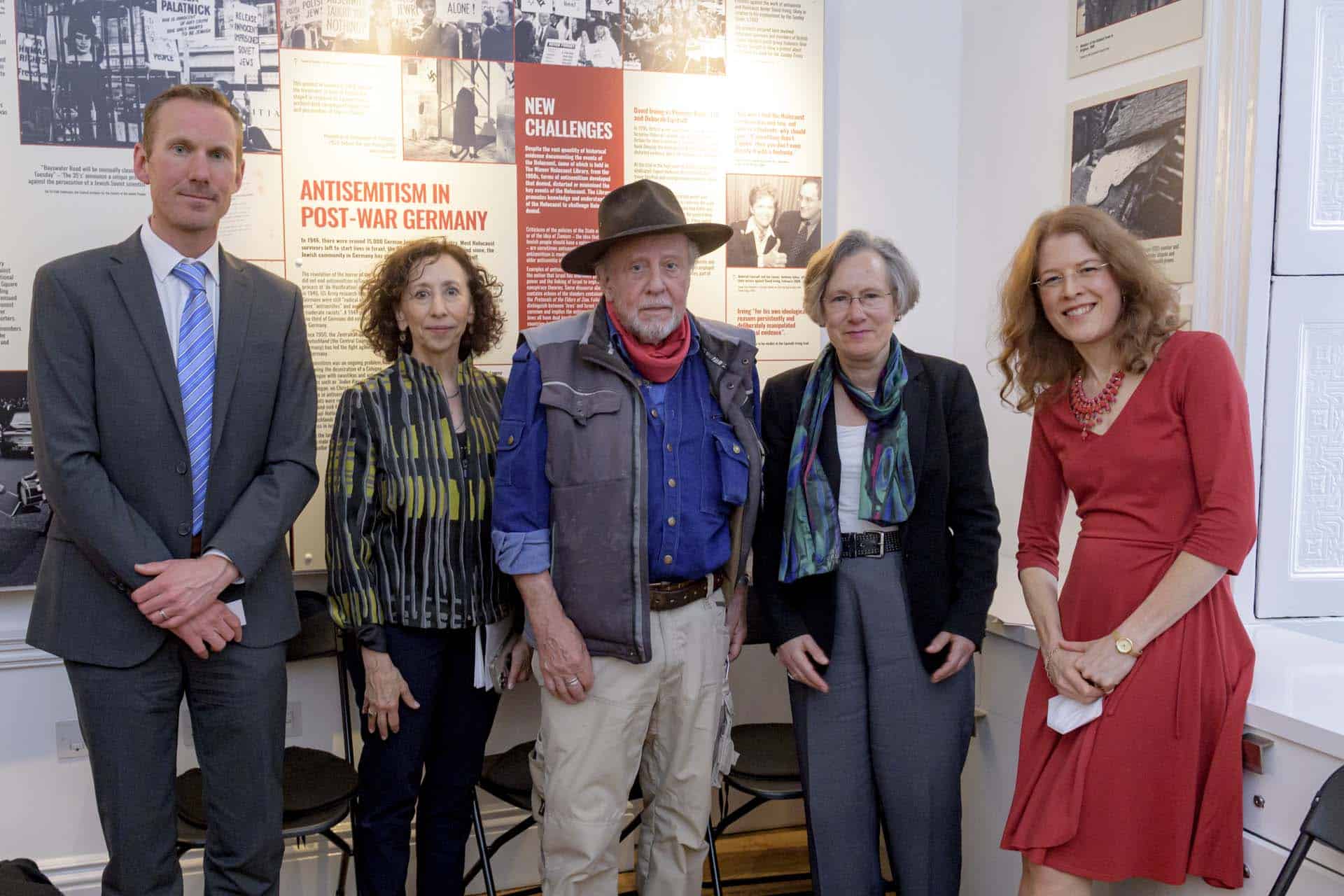 Stolperstein Ada van Dantzig Soho London 30 May 22 Panel at Wiener Holocaust Library