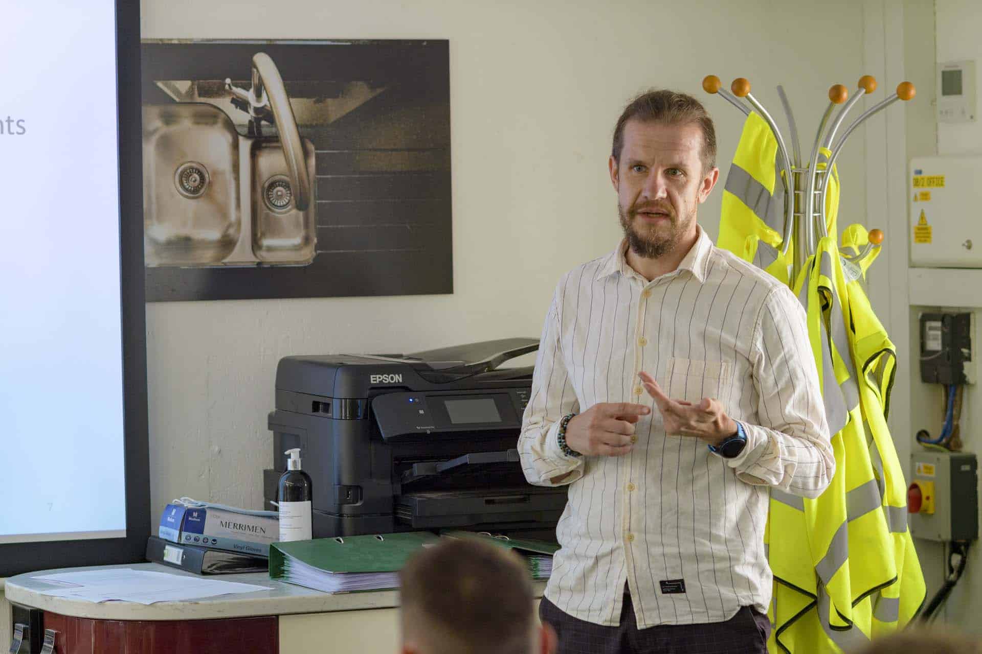 Staff training stonemasons granite worktop fitters london photographer