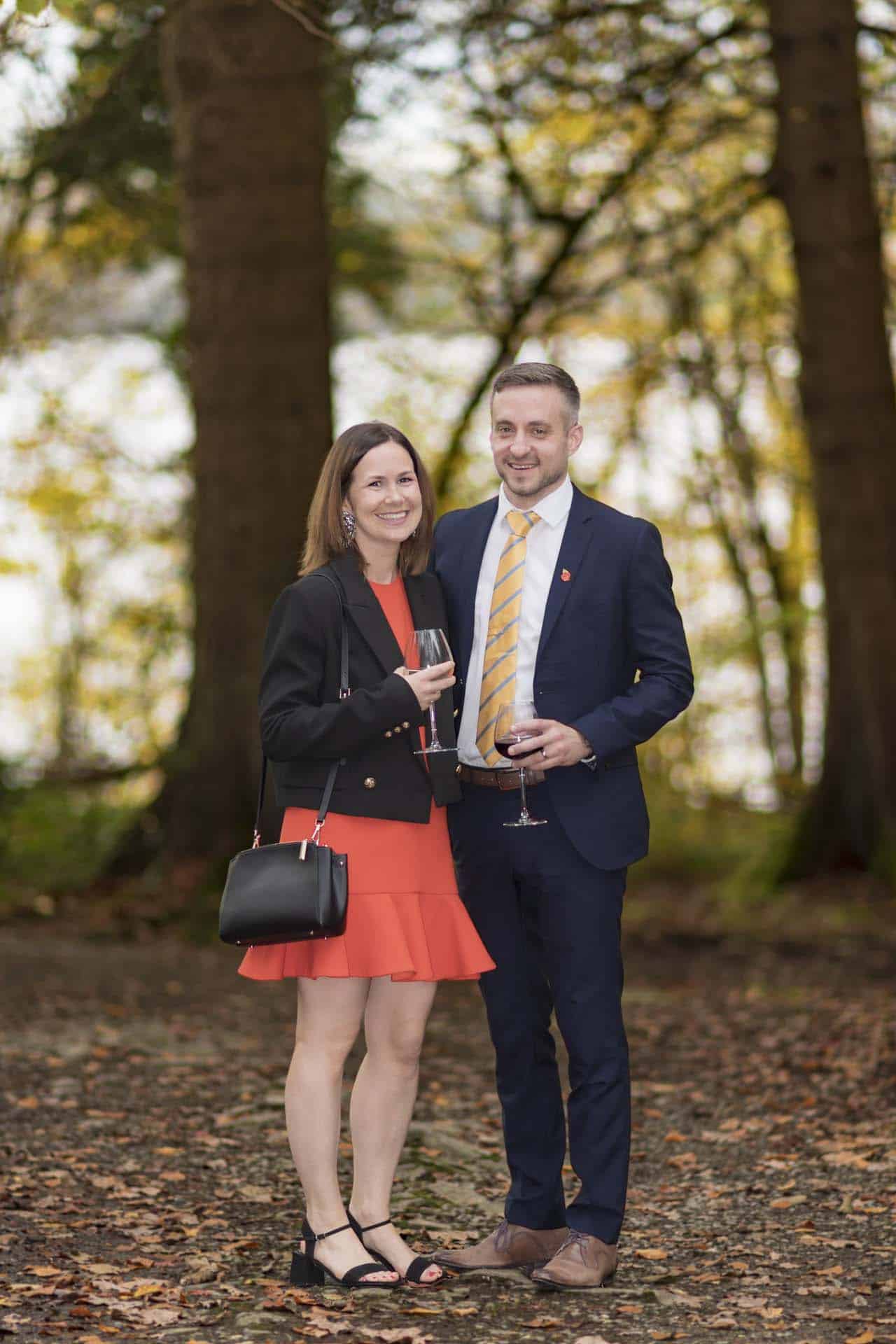 guests at a Cumbria wedding 135mm f2