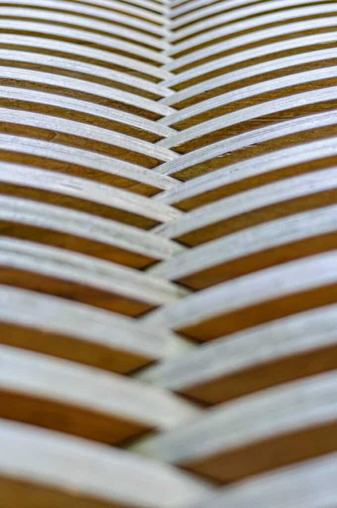 Wooden bench in Fen Square Photography lessons with Andrew King