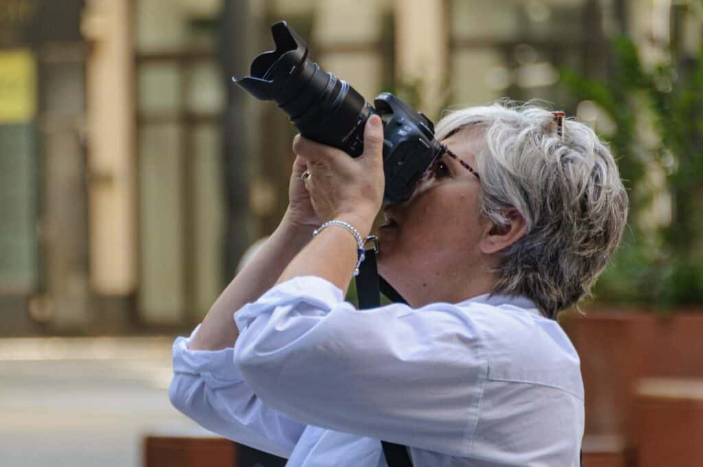 Liz during London Photography lessons
